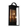 Стеклянный настенный светильник уличный Lume 4299-3W прозрачный Favourite