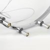 Стеклянная подвесная люстра Karnes LSP-8977 прозрачная цилиндр Lussole