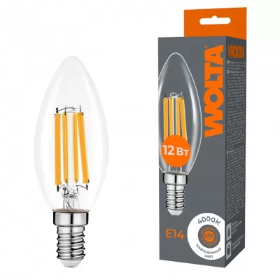 Лампочка светодиодная  WF-C35-12W4KE14 Wolta