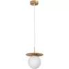 Стеклянный подвесной светильник  V2988-8/1S форма шар белый Vitaluce