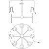 Потолочная люстра Tida FR5196PL-08CH конус белая Freya