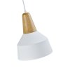 Подвесной светильник Milagros V1561-1P конус белый