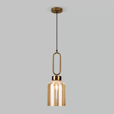 Подвесной светильник Flou 50229/1 янтарный Eurosvet