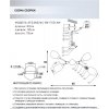 Стеклянная потолочная люстра Inesh SF3368/4C-BK-FGD-AM конус Seven Fires