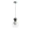 Стеклянный подвесной светильник Alliance 2732-1P форма шар белый Favourite