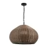 Подвесной светильник Wicker 4884-1P коричневый Favourite