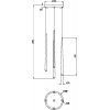 Подвесной светильник Cascade MOD132PL-L28BK2 черный Maytoni