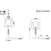 Интерьерная настольная лампа Balnea SLE1116-104-01 конус Evoluce