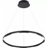 Подвесной светильник Vision 2063-D800 BK круглый черный iLedex