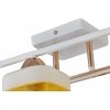Стеклянная потолочная люстра AMALFI 322008/6 WH+FG белая