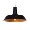 Подвесной светильник Saggi LDP 7808 BK конус желтый Lumina Deco