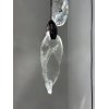 Стеклянный подвесной светильник Colvin MT9176-1H pearl black прозрачный DeLight Collection