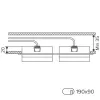 Точечный светильник Luce WDL-GX53/06BL-02 черный цилиндр Wolta