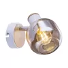 Стеклянный спот Kalisto 7025-701 форма шар цвет янтарь Rivoli