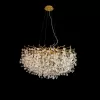 Стеклянная подвесная люстра Savage 7204-D800 GD iLamp