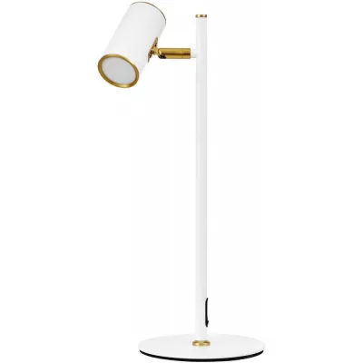 Интерьерная настольная лампа Mirra LDT 7731-1 WT+MD Lumina Deco