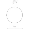 Настенный светильник Ring Led S 7634 черный круглый Nowodvorski