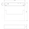 Трековый светильник Slim Magnetic 85081/01 черный Elektrostandard