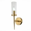 Стеклянное бра Acazio SL1159.301.01 цилиндр прозрачное ST Luce