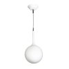 Стеклянный подвесной светильник Globo 803110 форма шар белый Lightstar