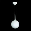 Стеклянный подвесной светильник Globo 803110 форма шар белый Lightstar
