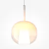 Стеклянный подвесной светильник Duality MOD271PL-01W2 белый форма шар Maytoni