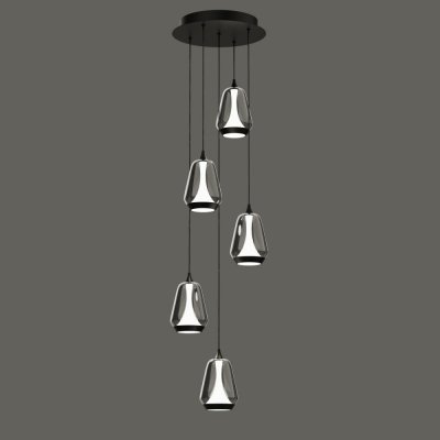 Подвесной светильник MD24001011 MD24001011-5A black/smoky DeLight Collection