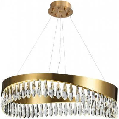 Подвесная люстра  LED LAMPS 81356 GOLD SATIN Natali Kovaltseva