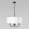 Подвесная люстра Silence 10303P Copper black белая Loft It