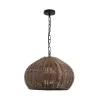 Подвесной светильник Wicker 4883-1P коричневый Favourite