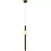 Стеклянный подвесной светильник Crescent  5053-A форма шар белый Loft It