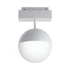 Трековый светильник Kiat TR017-2-10W3K-W форма шар белый Maytoni