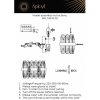 Хрустальное бра Jola APL.749.01.02 прозрачное Aployt