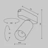 Трековый светильник Focus LED TR103-1-12W3K-M-W цилиндр белый Maytoni Трековый светильник Focus LED TR103-1-12W3K-M-W цилиндр белый Maytoni
