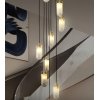 Стеклянный подвесной светильник Sorno MT9056-10H brass прозрачный DeLight Collection