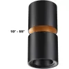 Точечный светильник Aristo 359338 цилиндр черный Novotech