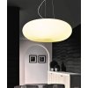 Стеклянный подвесной светильник Sufitowa LDP 6091-450 WT форма шар белый Lumina Deco