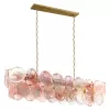 Стеклянная подвесная люстра Lolly 10492/1200R Pink Loft It