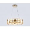 Стеклянная подвесная люстра High Light LH31021 цвет янтарь Ambrella