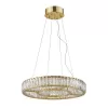 Хрустальная подвесная люстра Gloriole 4780-5P цилиндр прозрачная Favourite