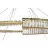 Хрустальный подвесной светильник Carini Carini L 1.5.80+100.101 G прозрачный Arti Lampadari