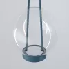 Стеклянный подвесной светильник Frasco 50267/1 LED синий форма шар прозрачный Eurosvet