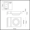 Настенный светильник уличный Vart 6654/5WL белый Odeon Light
