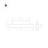 Трековый светильник ORIENT FLAT 048750(1) белый Arlight