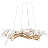 Стеклянный подвесной светильник Voa 10378/800 прозрачный Loft It