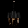 Подвесная люстра Brunilde 10207/6 Gold черная конус Loft It Подвесная люстра Brunilde 10207/6 Gold черная конус Loft It