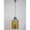 Стеклянный подвесной светильник  2130/4(amber) цилиндр желтый