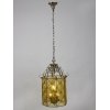 Стеклянный подвесной светильник  2130/4(amber) цилиндр желтый