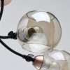 Стеклянная потолочная люстра Вита 220012405 форма шар бежевая MW-Light