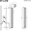 Стеклянный настенный светильник Bamboo SL6224.411.01 цилиндр прозрачный ST Luce
